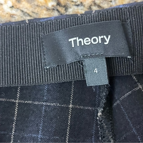 Theory Galway Tech Pants School Girl Academia Preppy Capsule goth Tartan Plaid 4 - Picture 4 of 5